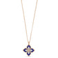 PRINCESS FLOWER NECKLACE WITH DIAMONDS AND LAPIS