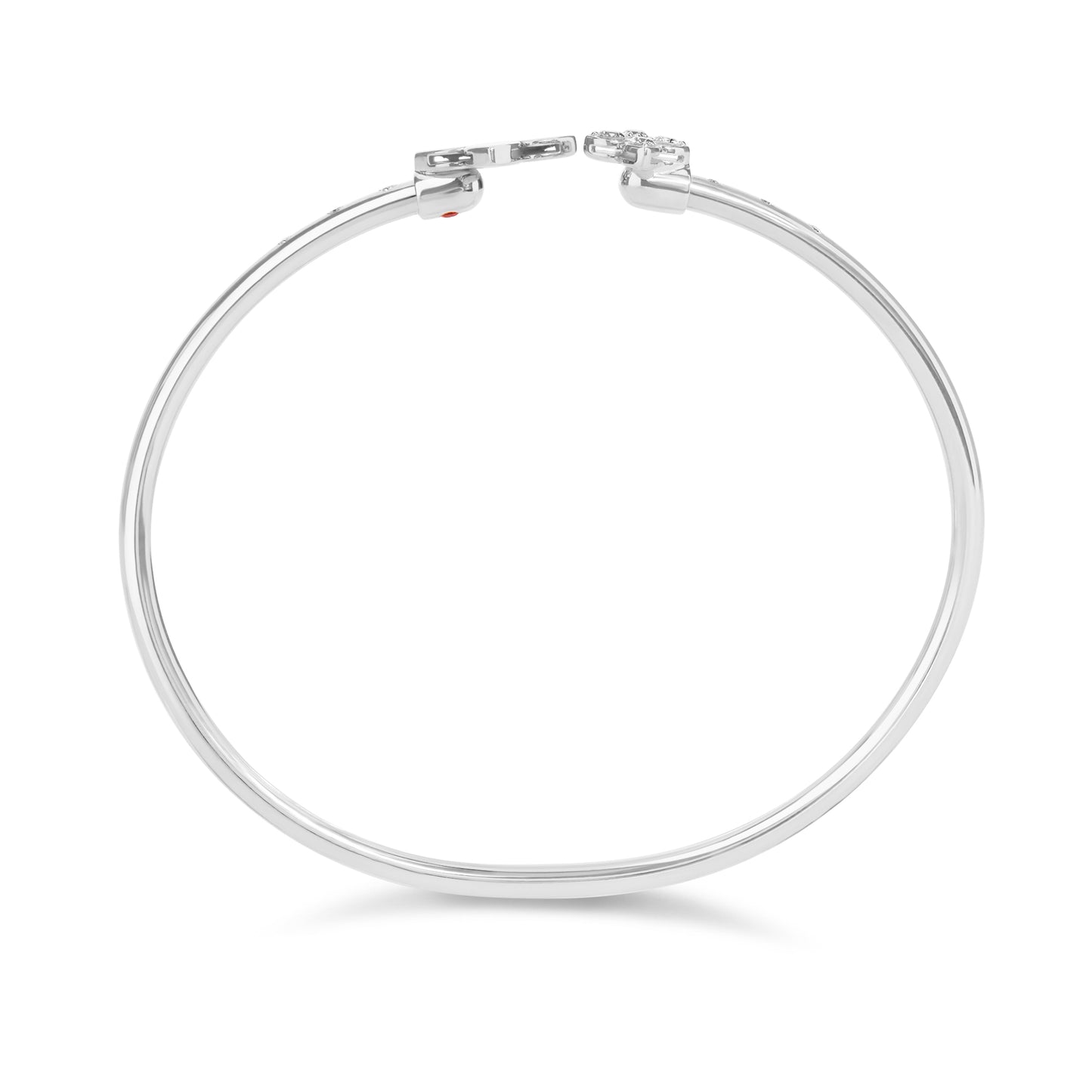 PRINCESS FLOWER BANGLE FOR CAROUSEL WITH DIAMONDS
