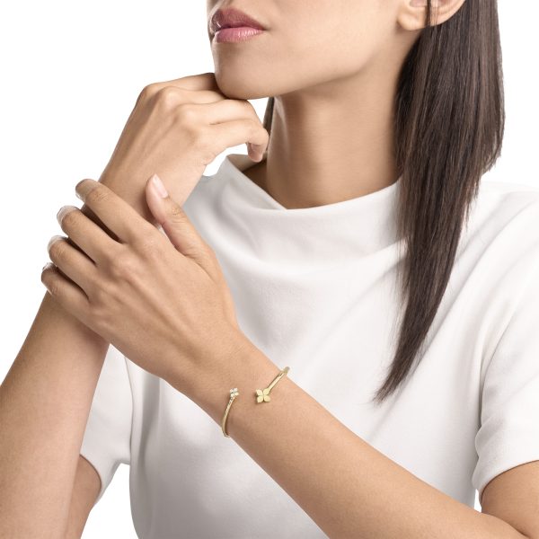 PRINCESS FLOWER BANGLE FOR CAROUSEL WITH DIAMONDS