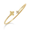 PRINCESS FLOWER BANGLE FOR CAROUSEL WITH DIAMONDS