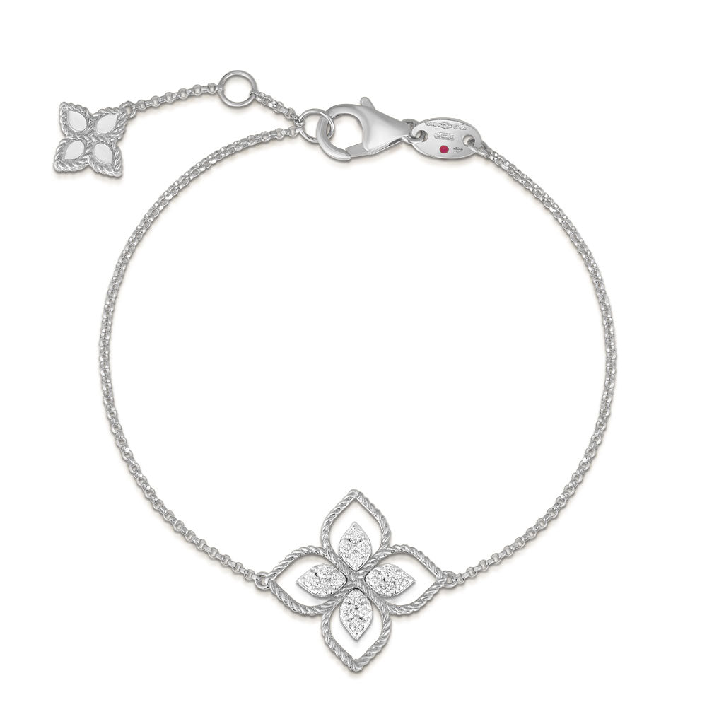 PRINCESS FLOWER BRACELET WITH DIAMONDS