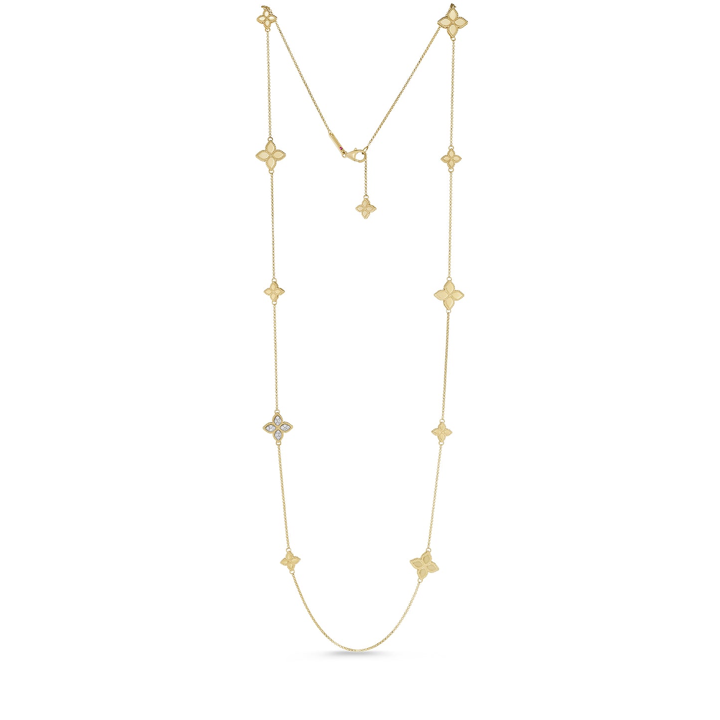 PRINCESS FLOWER NECKLACE WITH DIAMONDS
