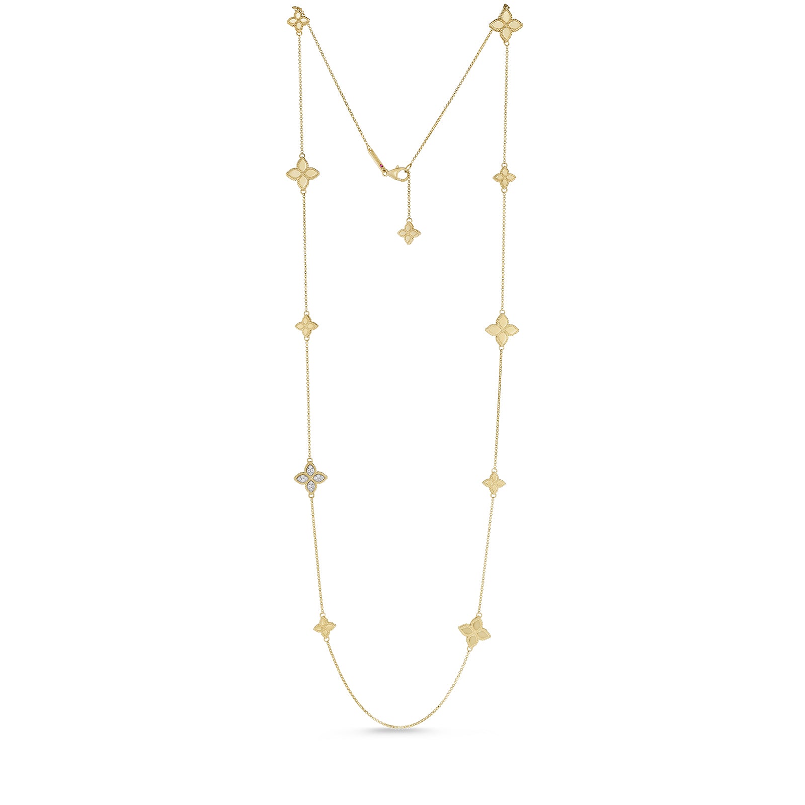 PRINCESS FLOWER NECKLACE WITH DIAMONDS