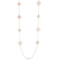 PRINCESS FLOWER NECKLACE WITH DIAMONDS