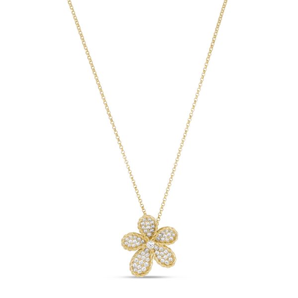 JASMINE NECKLACE WITH DIAMONDS