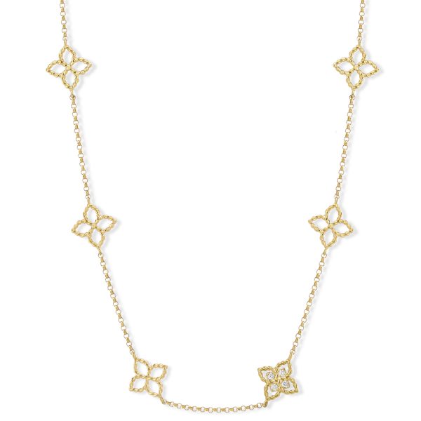 PRINCESS FLOWER NECKLACE FOR CAROUSEL WITH DIAMONDS