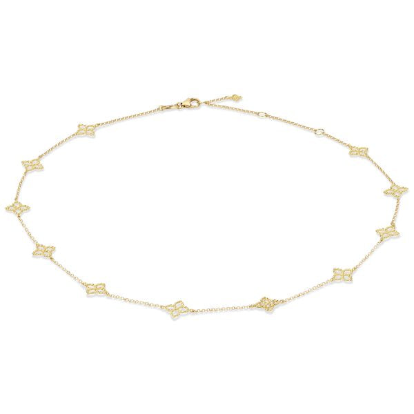 PRINCESS FLOWER NECKLACE FOR CAROUSEL WITH DIAMONDS