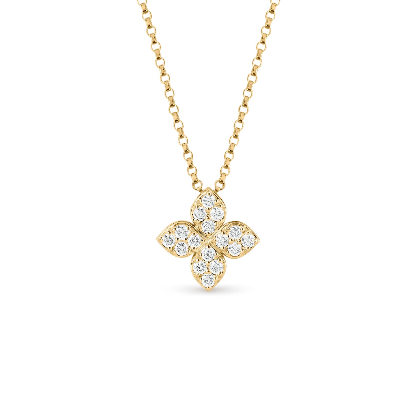 PRINCESS FLOWER NECKLACE FOR CAROUSEL WITH DIAMONDS