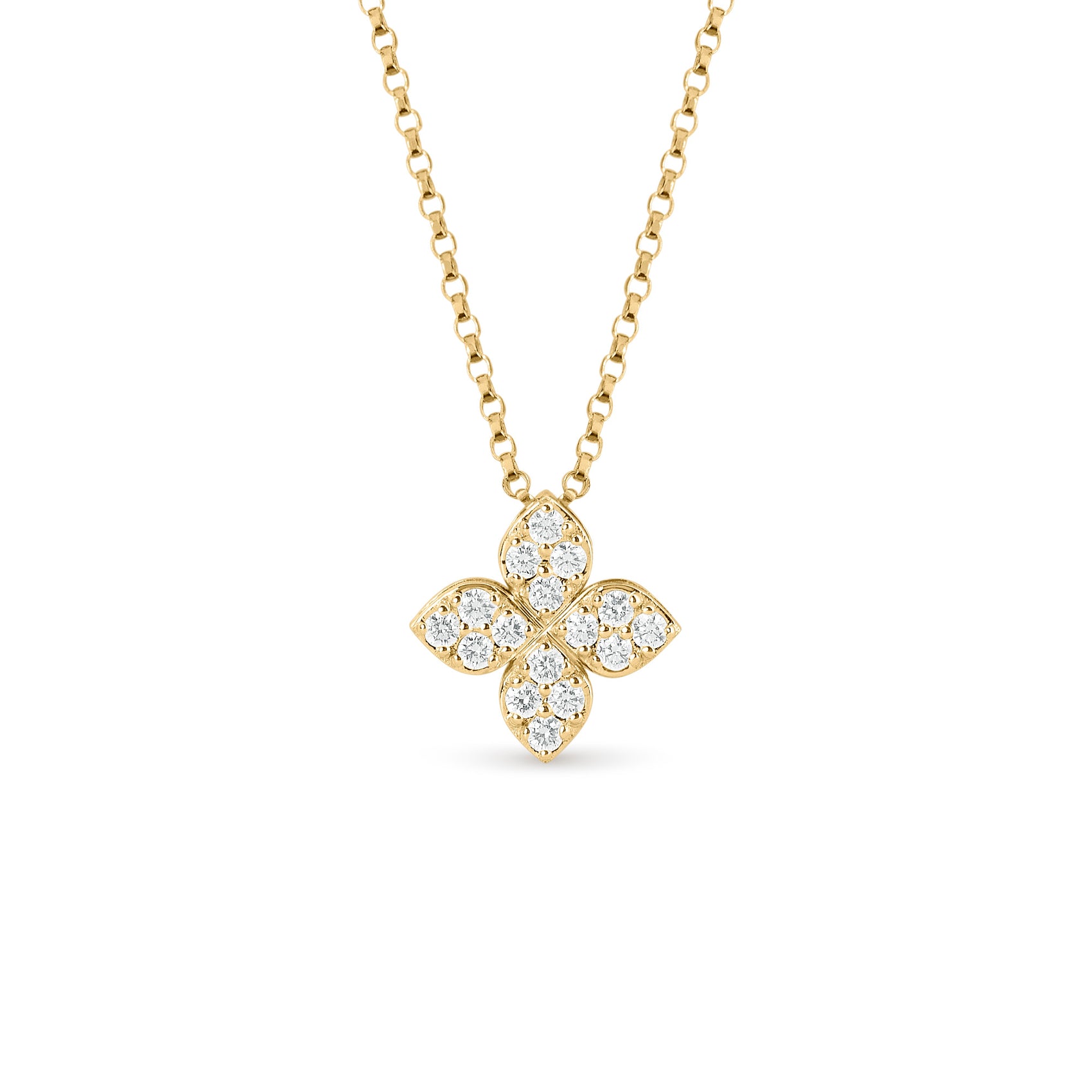 PRINCESS FLOWER NECKLACE FOR CAROUSEL WITH DIAMONDS