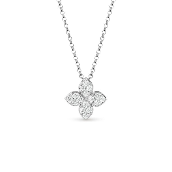 PRINCESS FLOWER NECKLACE FOR CAROUSEL WITH DIAMONDS