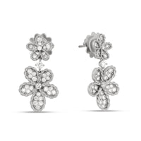 JASMINE EARRINGS WITH DIAMONDS
