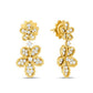 JASMINE EARRINGS WITH DIAMONDS