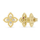 PRINCESS FLOWER EARRINGS FOR CAROUSEL WITH DIAMONDS