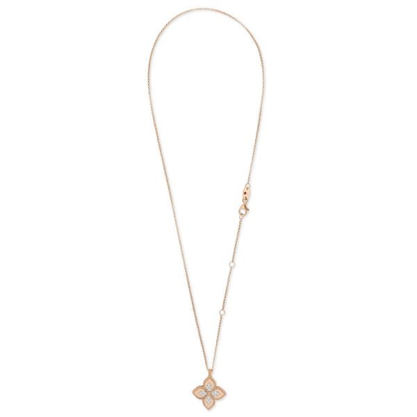 PRINCESS FLOWER NECKLACE  WITH DIAMONDS