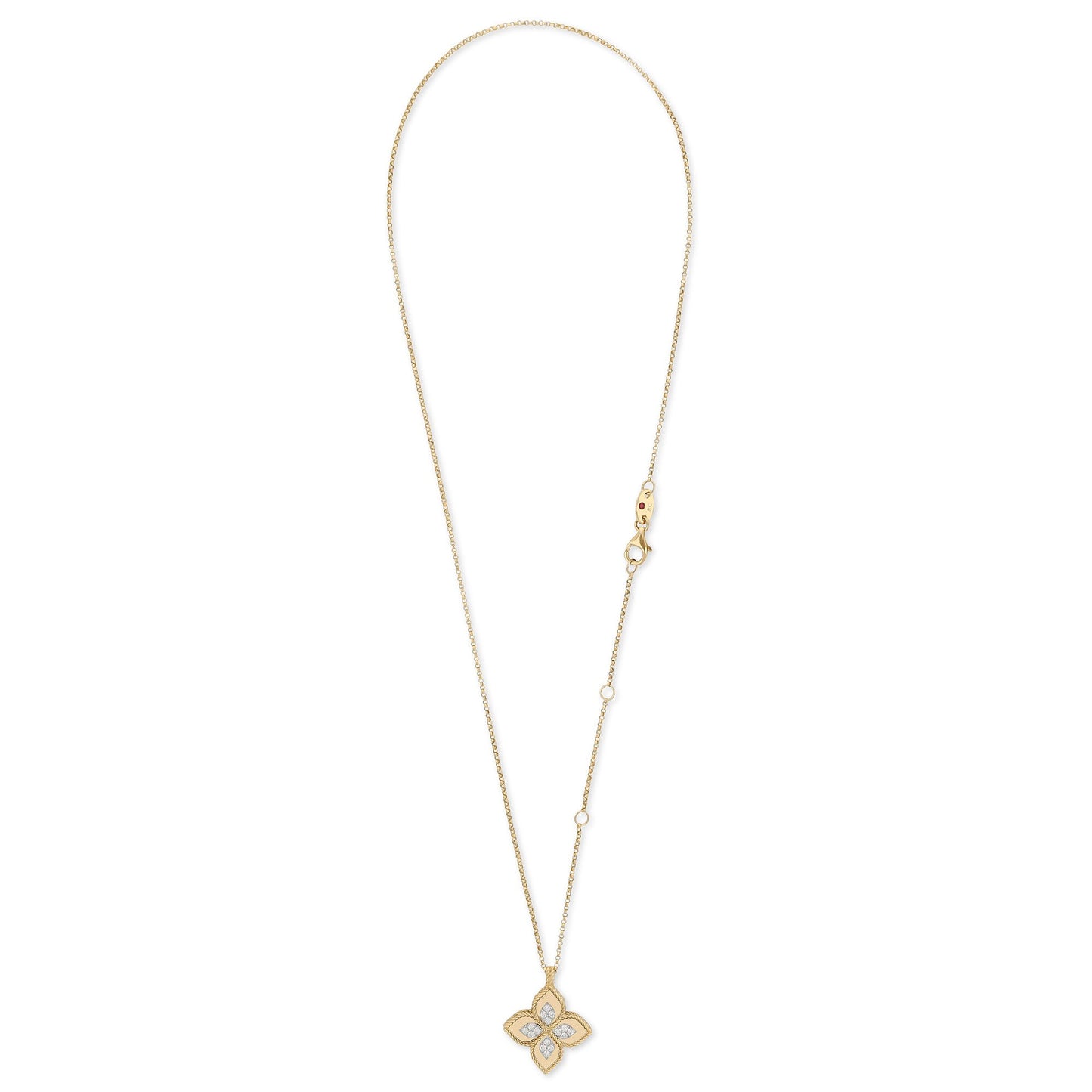 PRINCESS FLOWER NECKLACE  WITH DIAMONDS