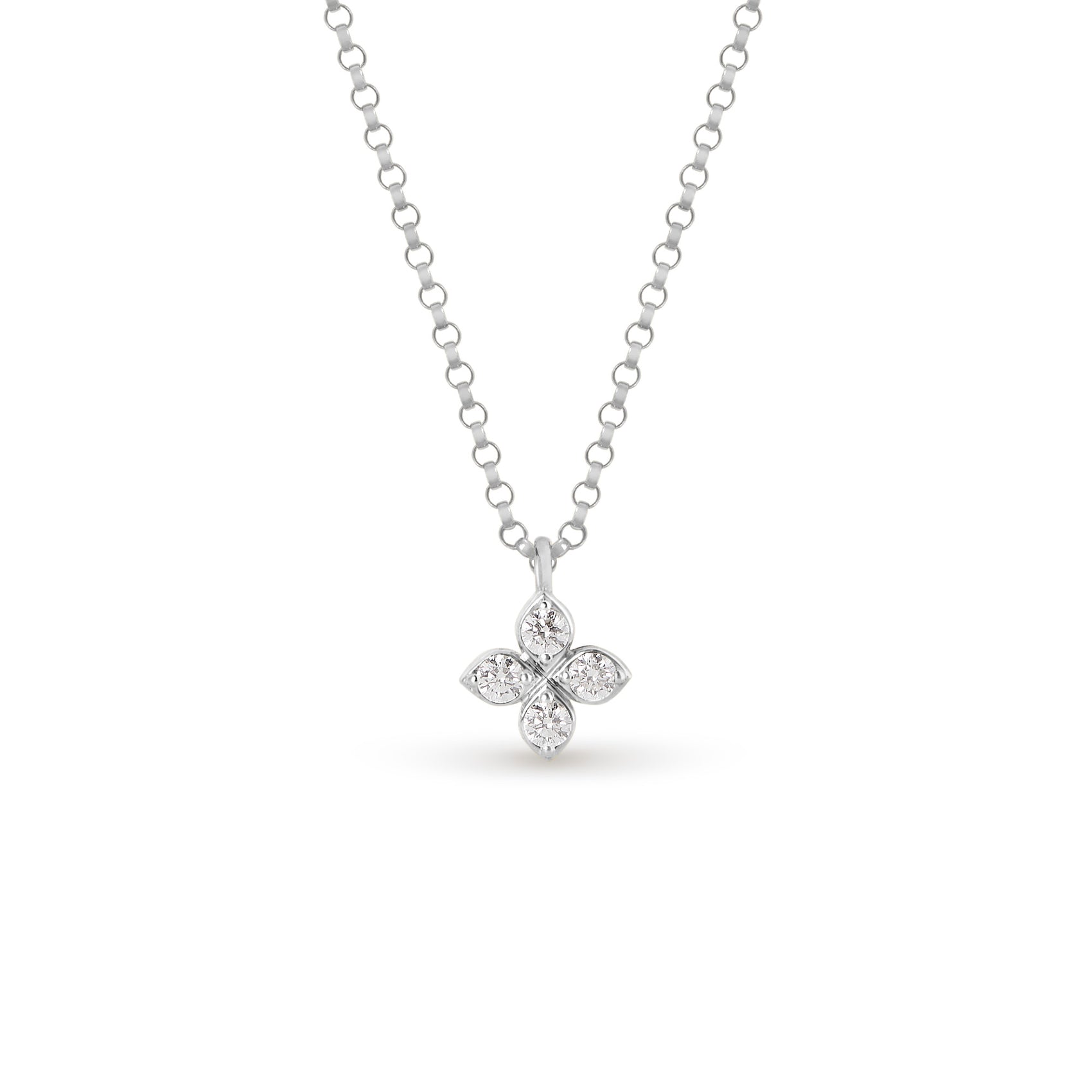 PRINCESS FLOWER NECKLACE FOR CAROUSEL WITH DIAMONDS