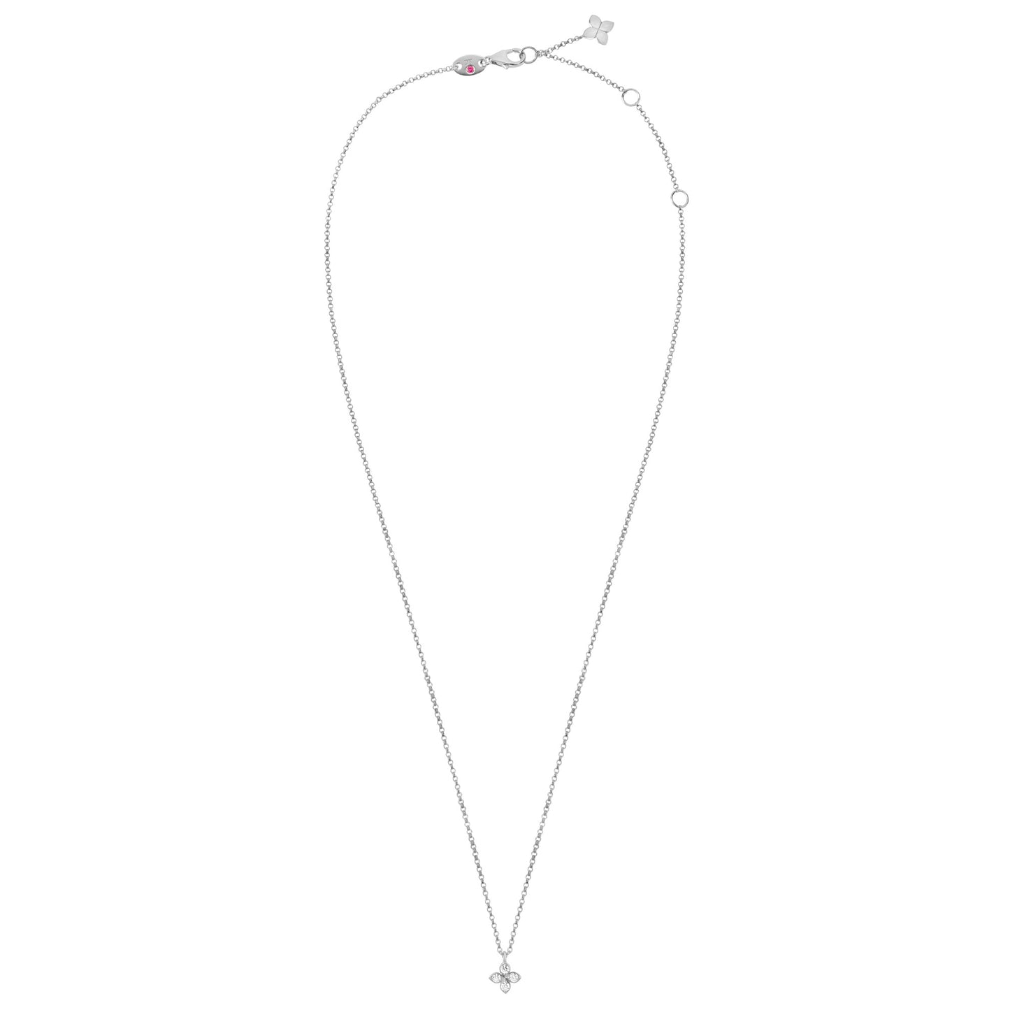 PRINCESS FLOWER NECKLACE FOR CAROUSEL WITH DIAMONDS