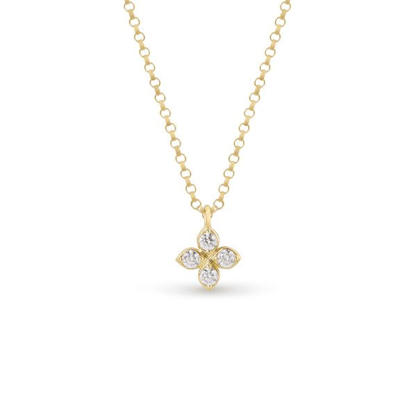PRINCESS FLOWER NECKLACE FOR CAROUSEL WITH DIAMONDS
