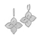 PRINCESS FLOWER EARRINGS WITH DIAMONDS