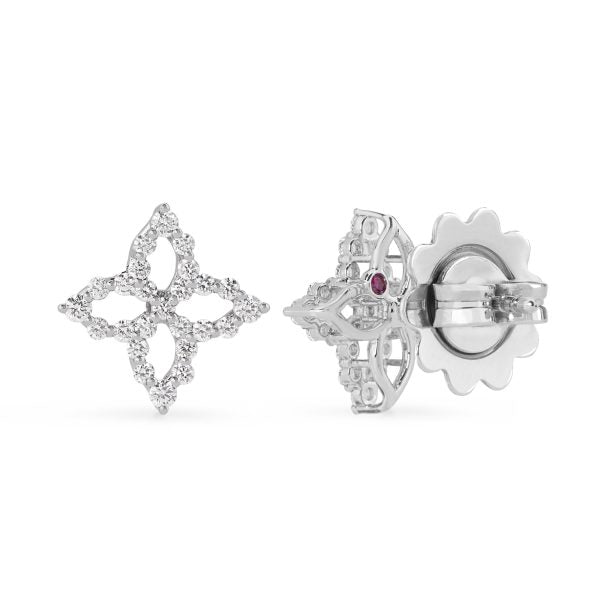 DIAMOND PRINCESS EARRINGS FOR CAROUSEL WITH DIAMONDS