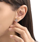 DIAMOND PRINCESS EARRINGS FOR CAROUSEL WITH DIAMONDS