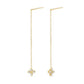 PRINCESS FLOWER EARRINGS FOR CAROUSEL WITH DIAMONDS