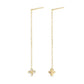 PRINCESS FLOWER EARRINGS FOR CAROUSEL WITH DIAMONDS