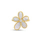 JASMINE RING WITH MOTHER OF PEARL DIAMONDS