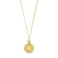 VENETIAN MEDALLIONS COLLAR WITH DIAMONDS AND LAPIS