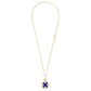 VENETIAN MEDALLIONS COLLAR WITH DIAMONDS AND LAPIS