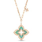VENETIAN PRINCESS COLLAR WITH DIAMONDS AND CHRYSOPRASE