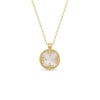 VENETIAN MEDALLIONS NECKLACE FOR CAROUSEL WITH DIAMONDS, MOTHER OF PEARL AND BLACK JADE