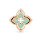 VENETIAN PRINCESS RING WITH DIAMONDS AND CHRYSOPHASE