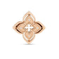 VENETIAN PRINCESS RING WITH DIAMONDS AND CHRYSOPHASE