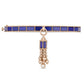 ART DECO BANGLE WITH LAPIS AND DIAMONDS