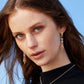 ART DECO EARRINGS WITH LAPIS LAZULI AND DIAMONDS