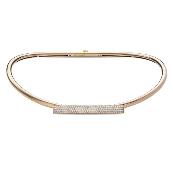 DOMINO NECKLACE WITH DIAMONDS