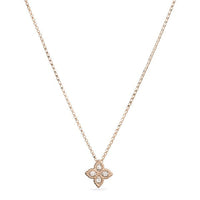 PRINCESS FLOWER NECKLACE WITH DIAMONDS