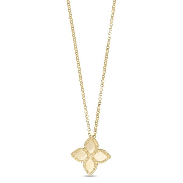 PRINCESS FLOWER NECKLACE IN GOLD
