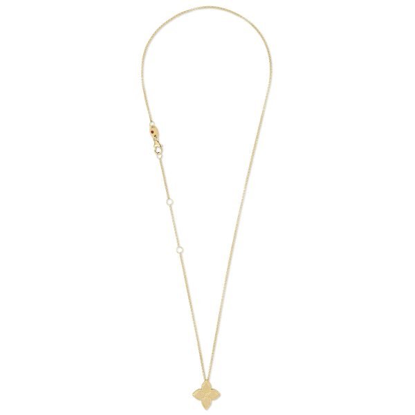 PRINCESS FLOWER NECKLACE IN GOLD