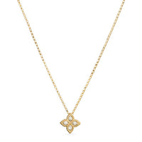 PRINCESS FLOWER NECKLACE WITH DIAMONDS