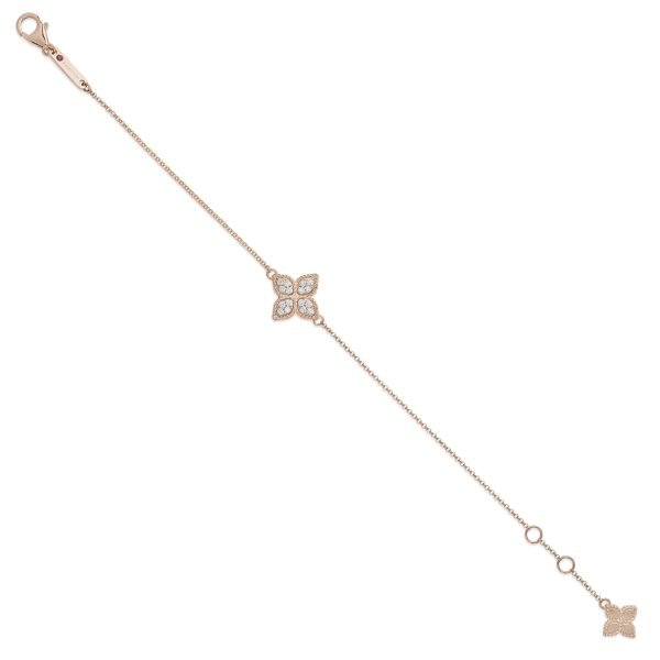 PRINCESS FLOWER BRACELET WITH DIAMONDS
