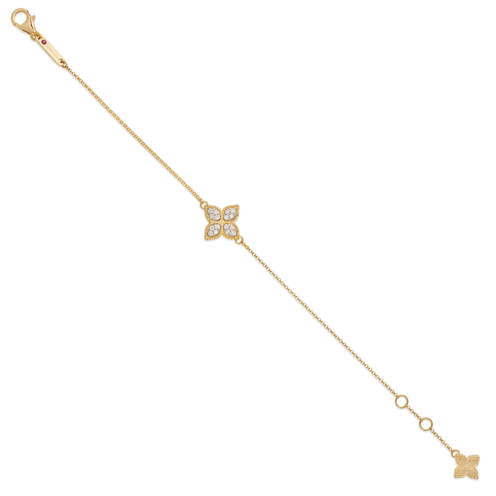 PRINCESS FLOWER BRACELET WITH DIAMONDS