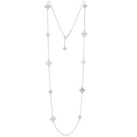 PRINCESS FLOWER NECKLACE WITH DIAMONDS