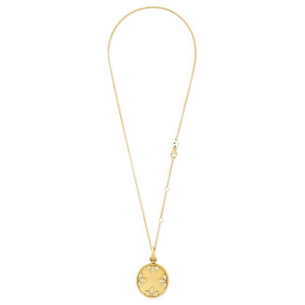 VENETIAN MEDALLIONS COLLAR WITH DIAMONDS