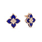 VENETIAN PRINCESS EARRINGS WITH DIAMONDS AND LAPIS