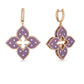 VENETIAN PRINCESS EARRINGS WITH TITANIUM