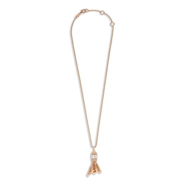 ART DECO NECKLACE WITH MOTHER OF PEARL AND DIAMONDS
