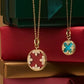 VENETIAN MEDALLIONS COLLAR WITH DIAMONDS AND TURQUOISE
